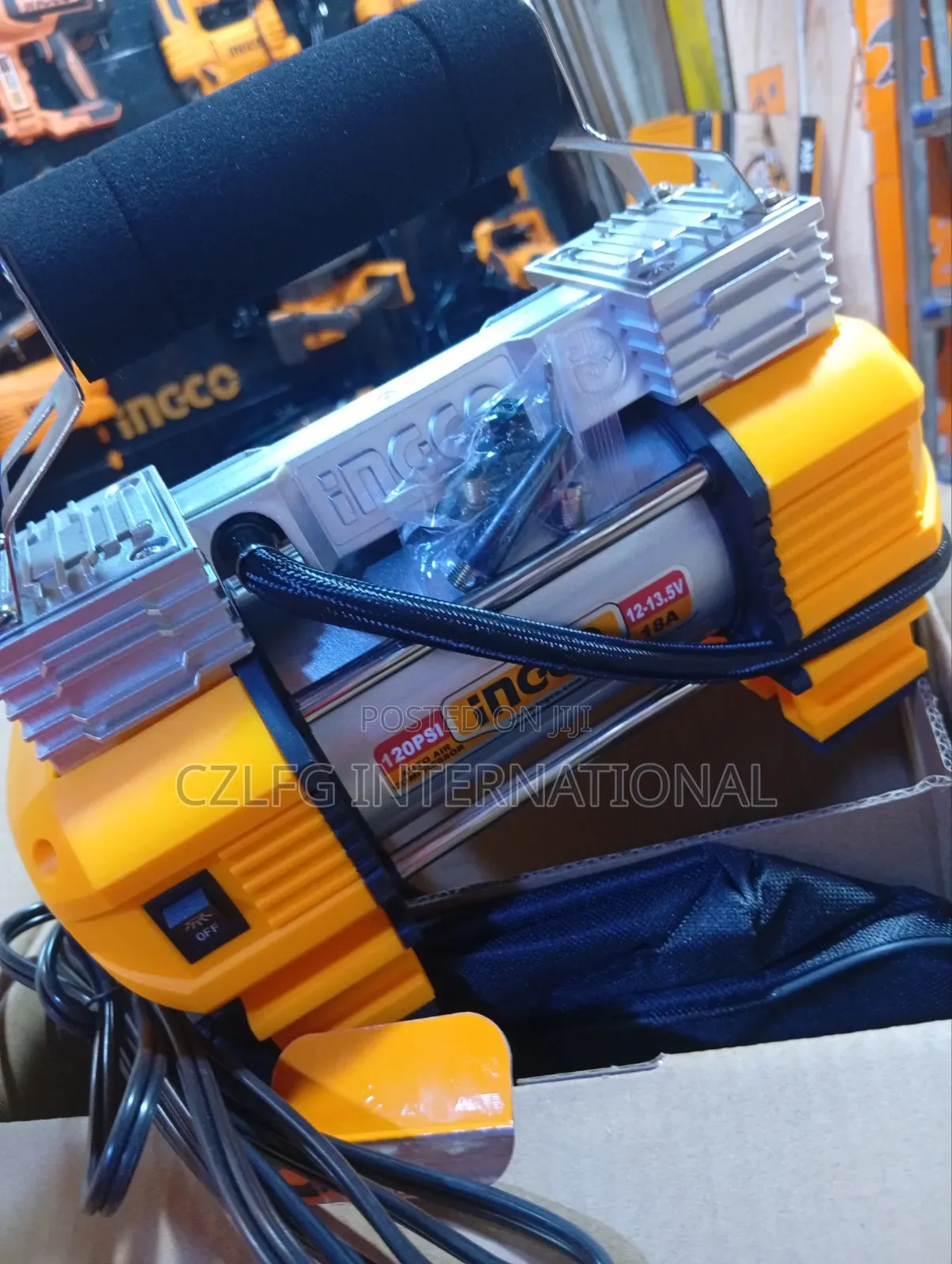 Ingco 120psi Auto Air Compressor