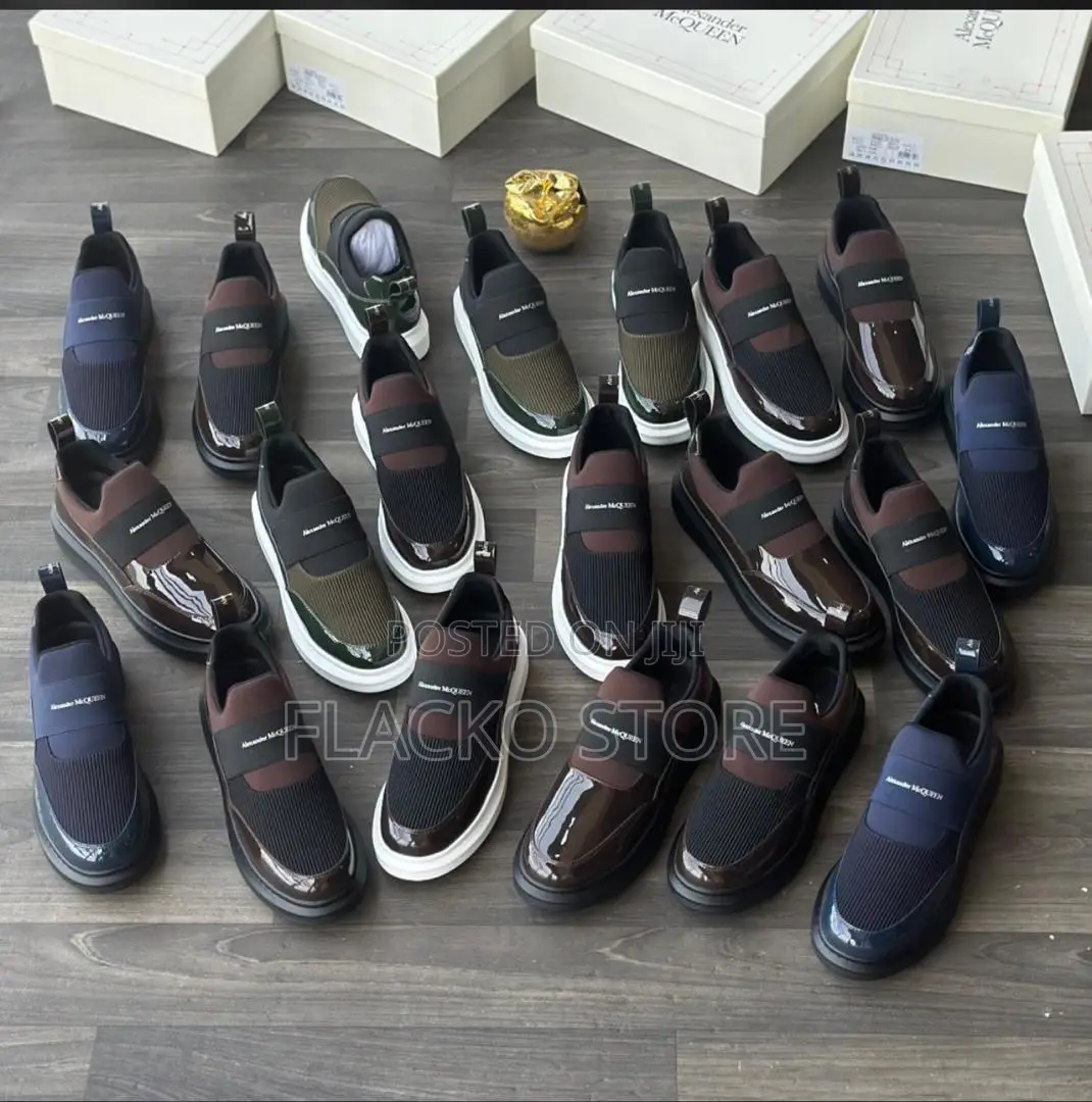 Original Alexander McQueen Luxury Patent Luxury Sneakers
