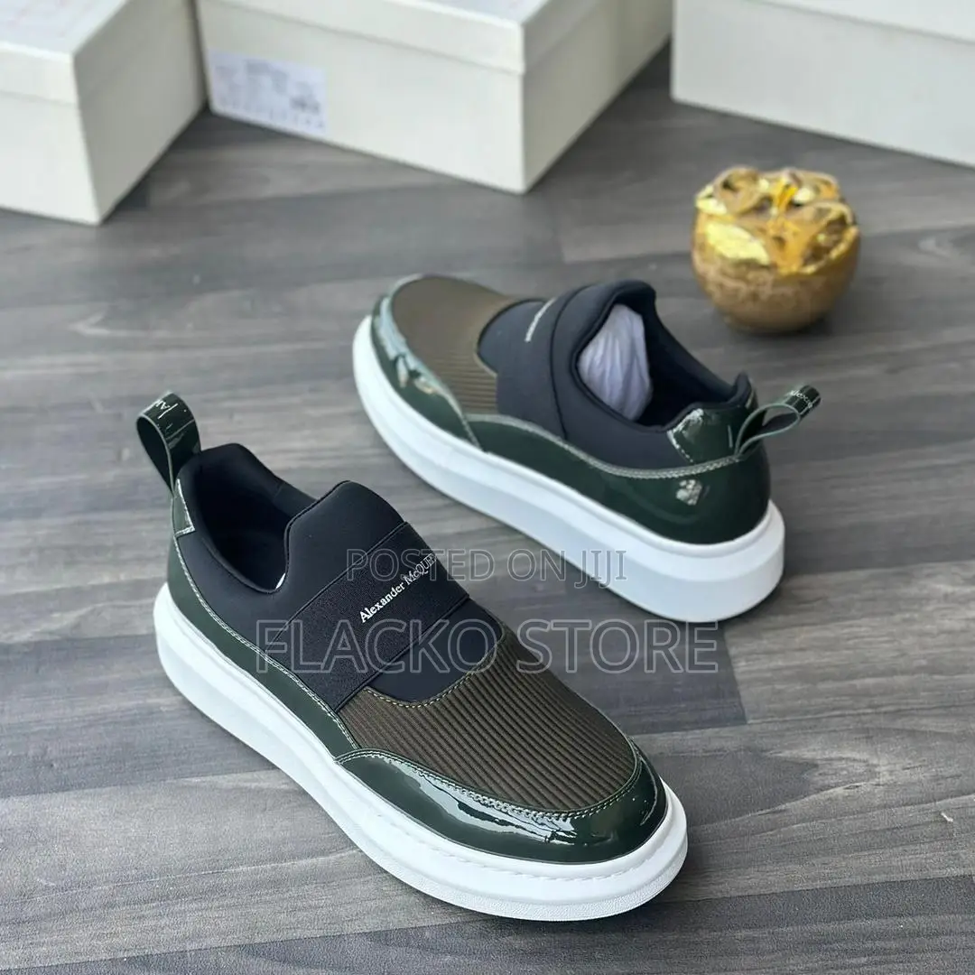 Original Alexander McQueen Luxury Patent Luxury Sneakers