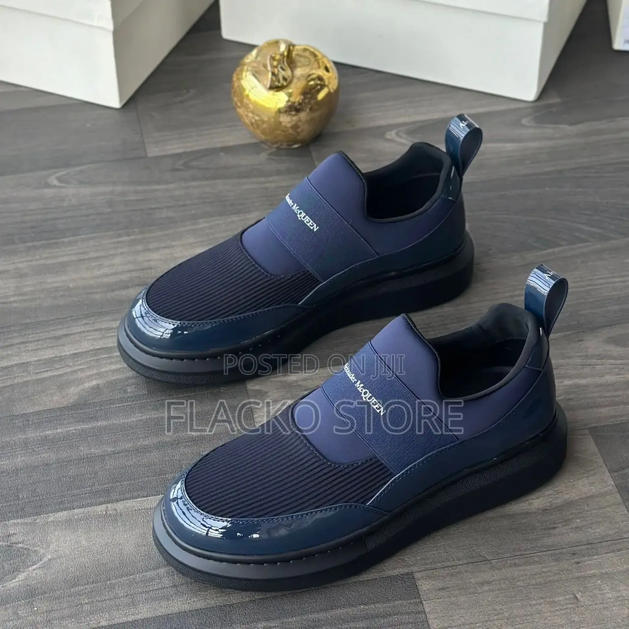 Original Alexander McQueen Luxury Patent Luxury Sneakers