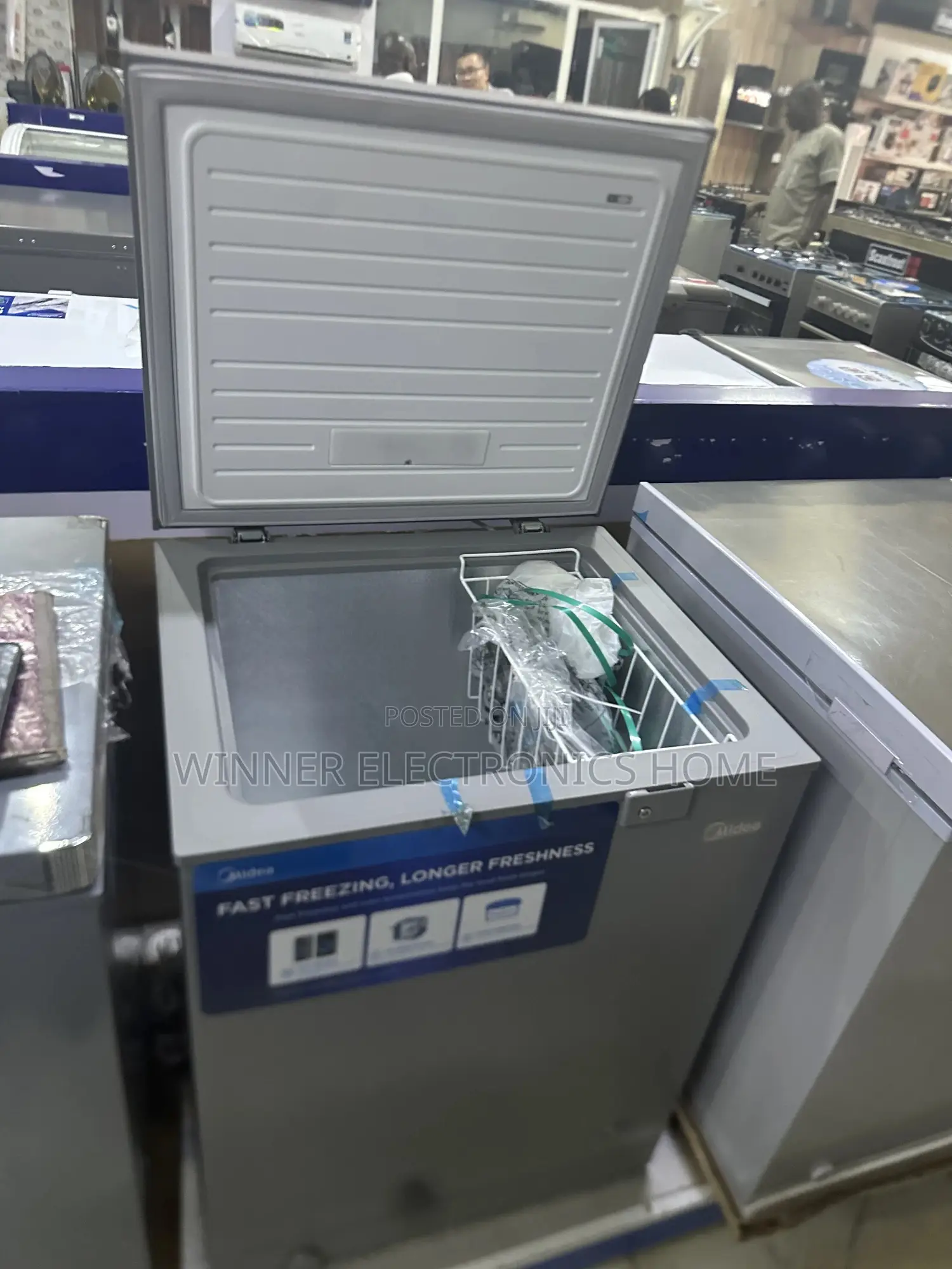 Midea 143 Liters Chest Freezer Energy Saving With Warranty