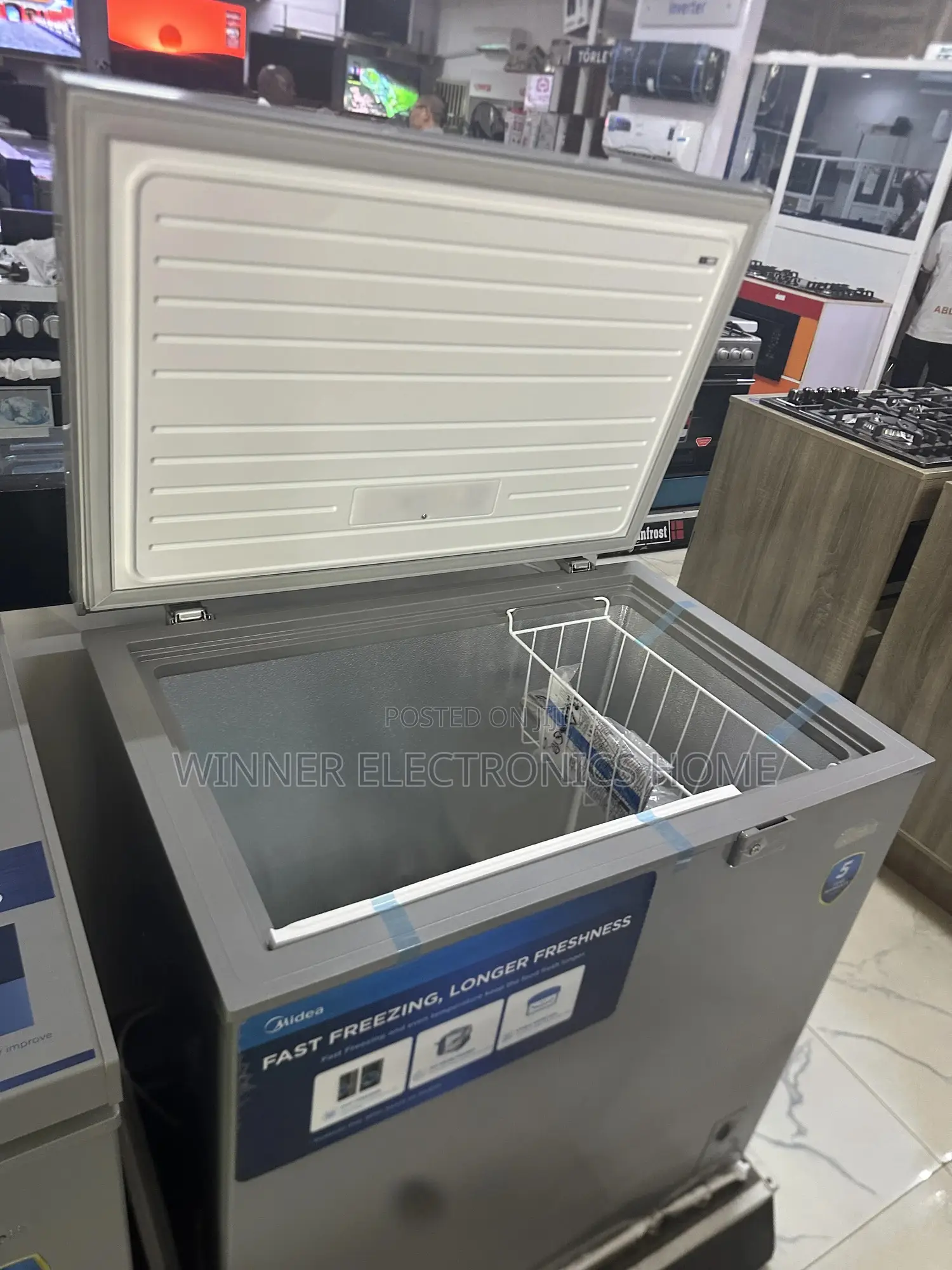 Midea Chest Freezer Low Energy 170 Liters With Warranty