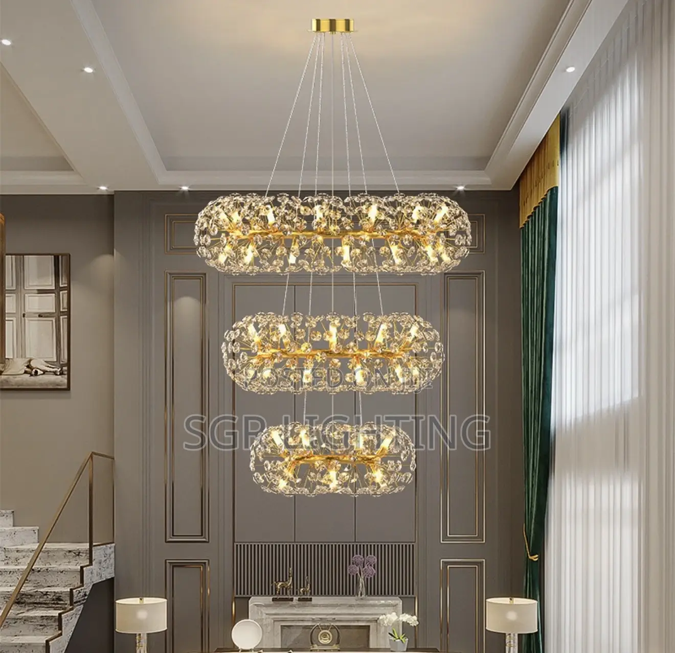 Modern Chandeliers Light for Living Room Dining Room Led Chandelier