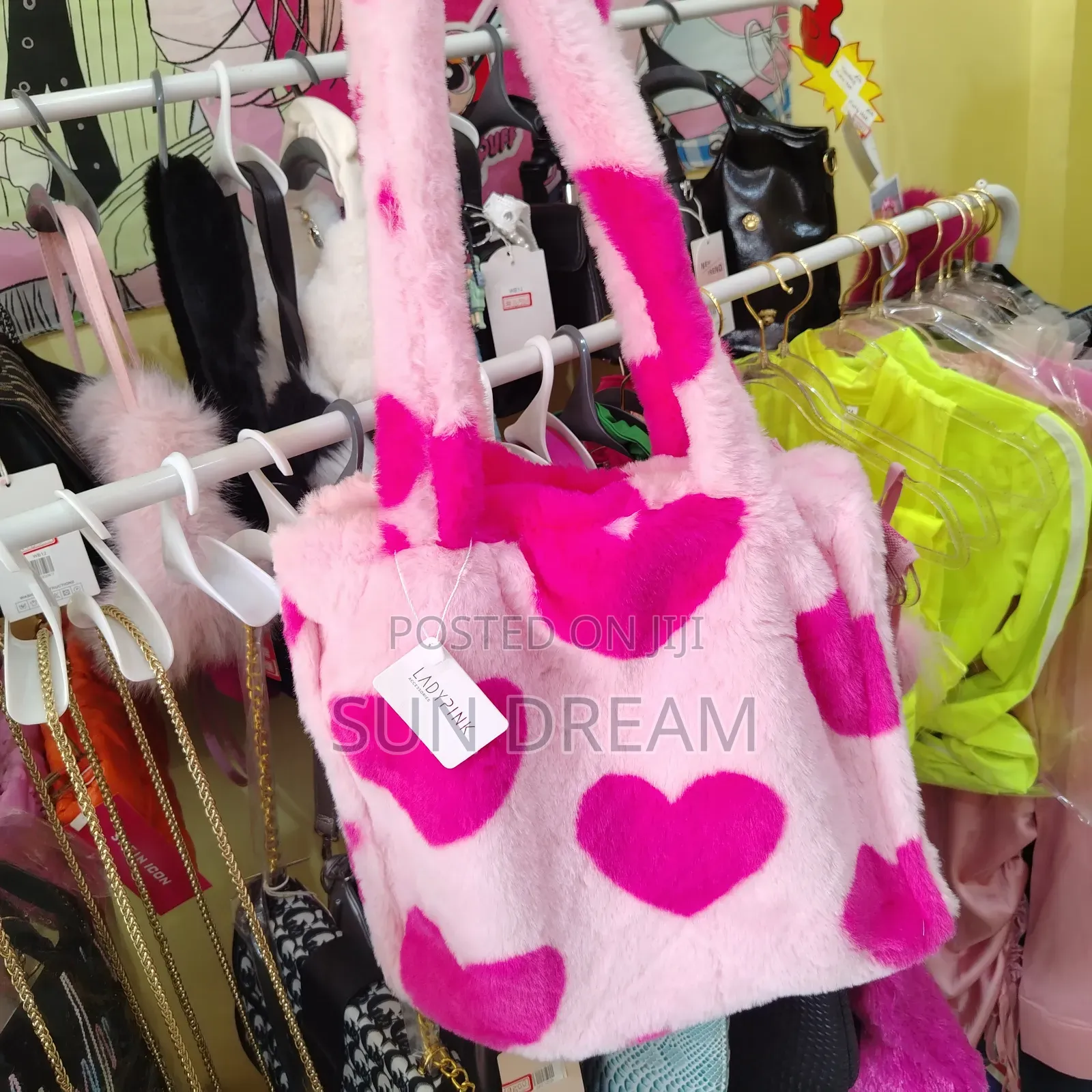 Pink Tote Hand Bag