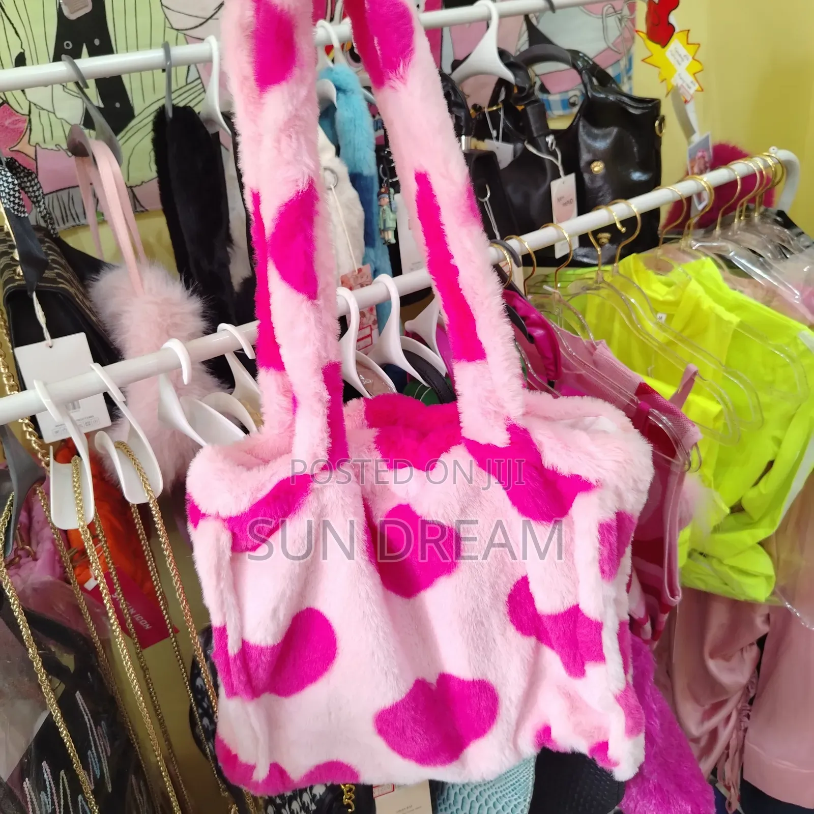 Pink Tote Hand Bag
