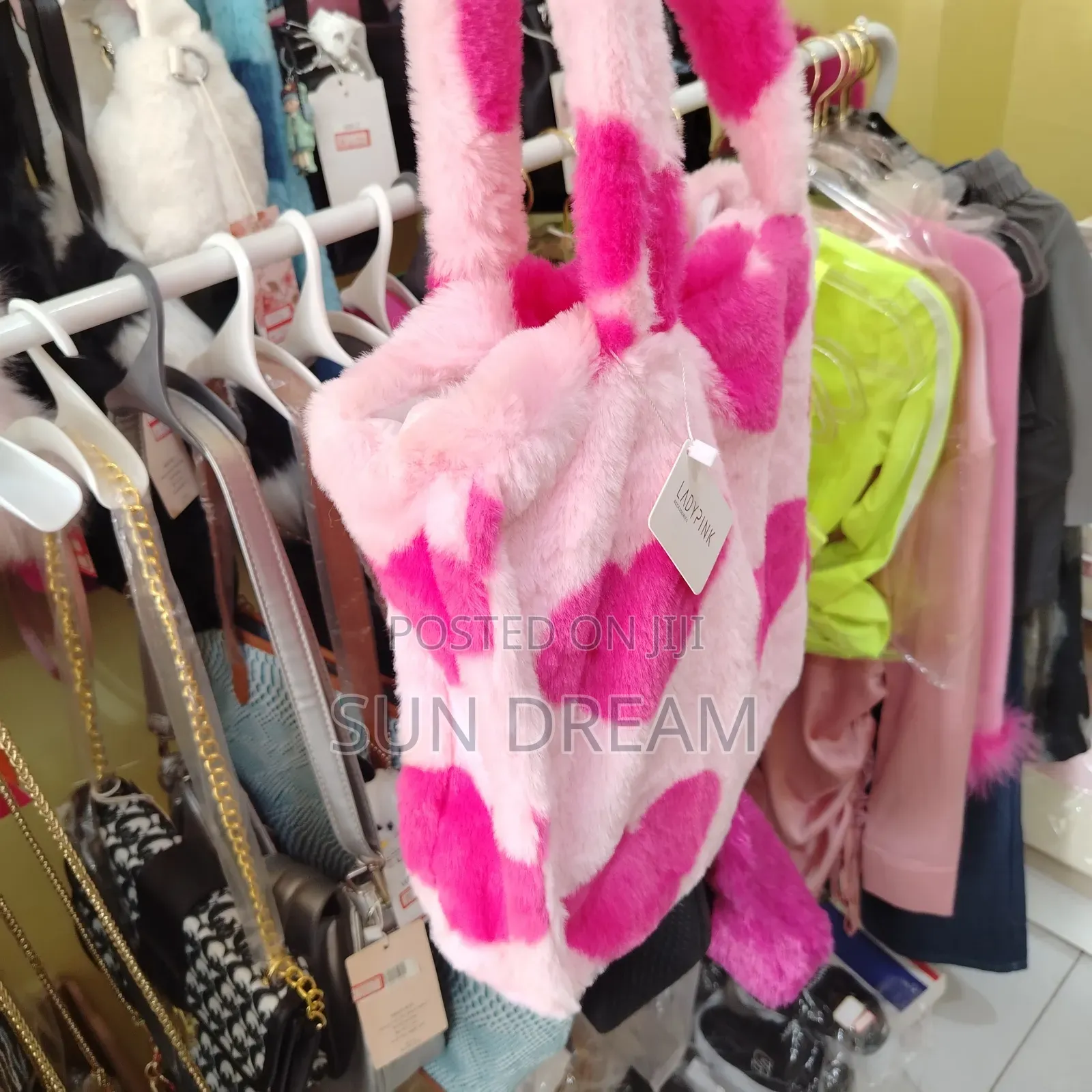 Pink Tote Hand Bag
