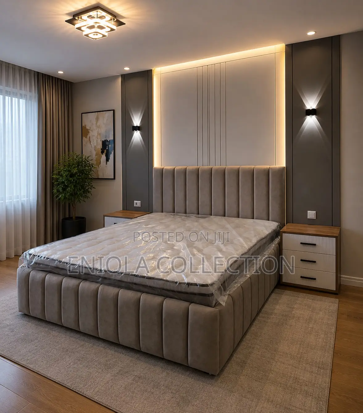 6x6 Luxury Wooden Bedframe