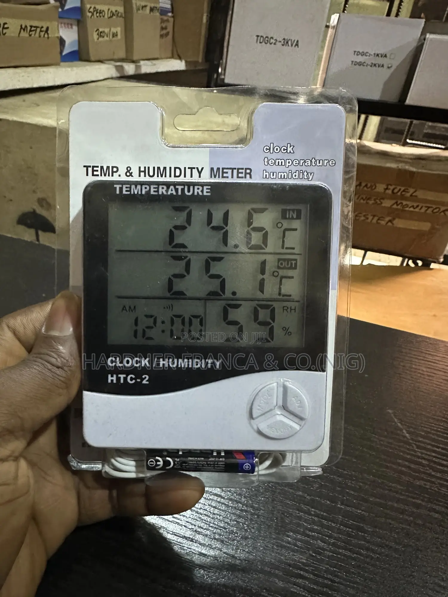 Digital Temperature and Humidity Meter
