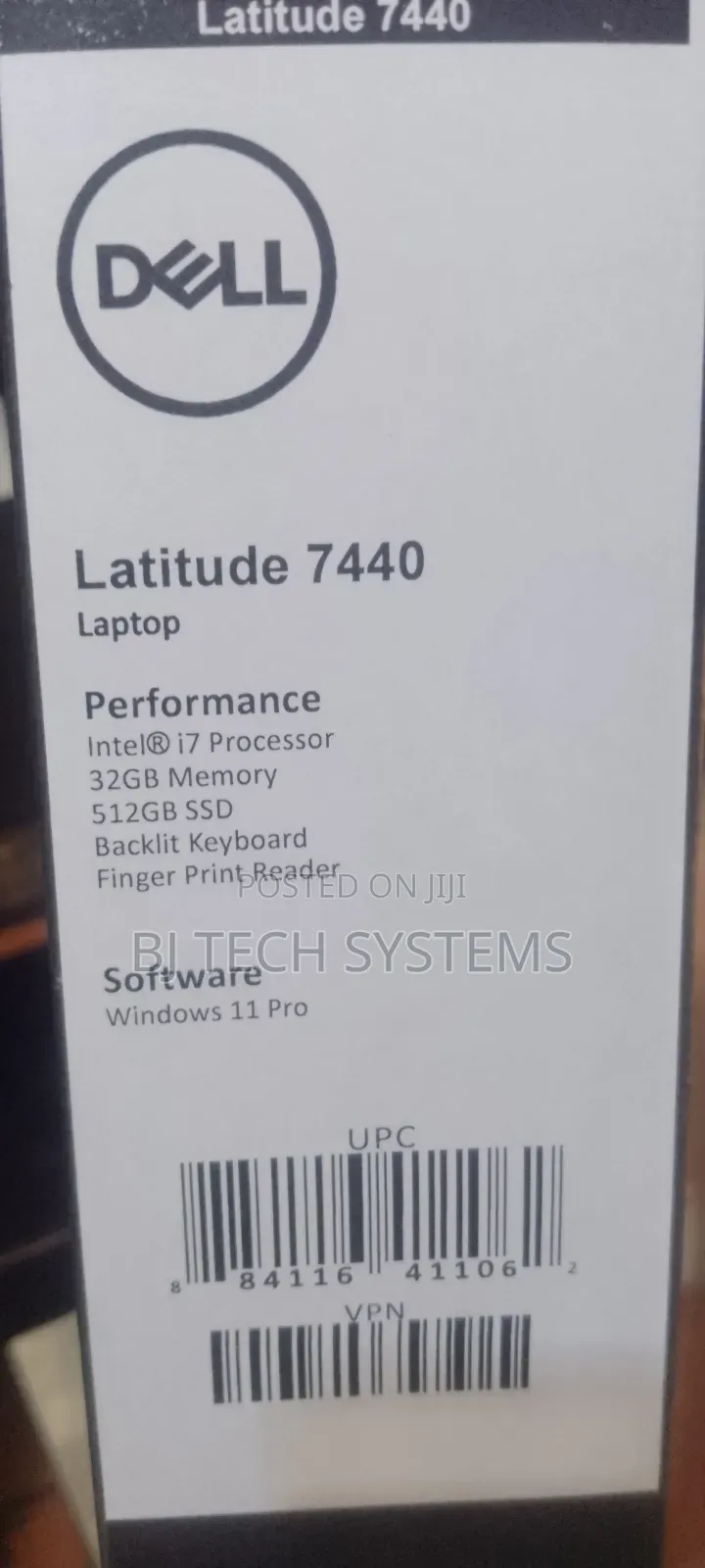 New Laptop Dell Latitude 7440 32GB Intel Core i7 SSD 512GB