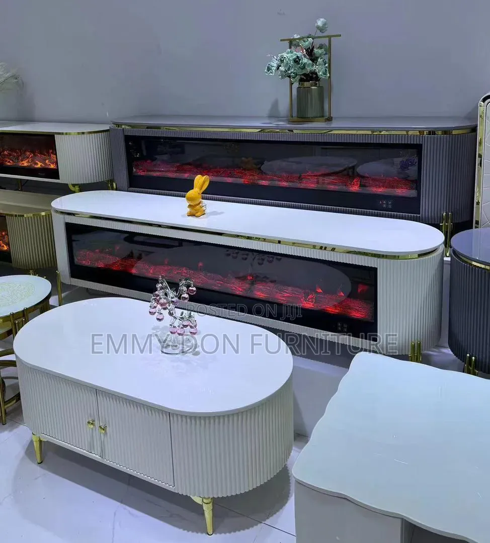 High Quality Marble Top Luxury Center Table and Tv Stand