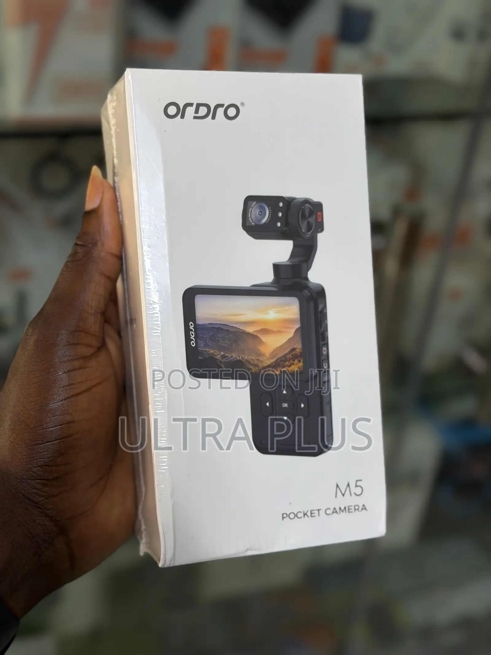 Ordro M5 Pocket Gimbal Camera With Free Memory Card And Mic