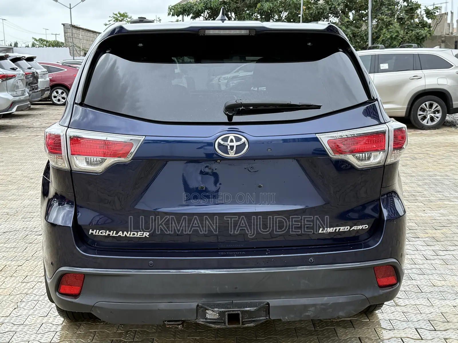 Toyota Highlander Limited 4dr SUV AWD (3.5L 6cyl 6A) 2015 Blue