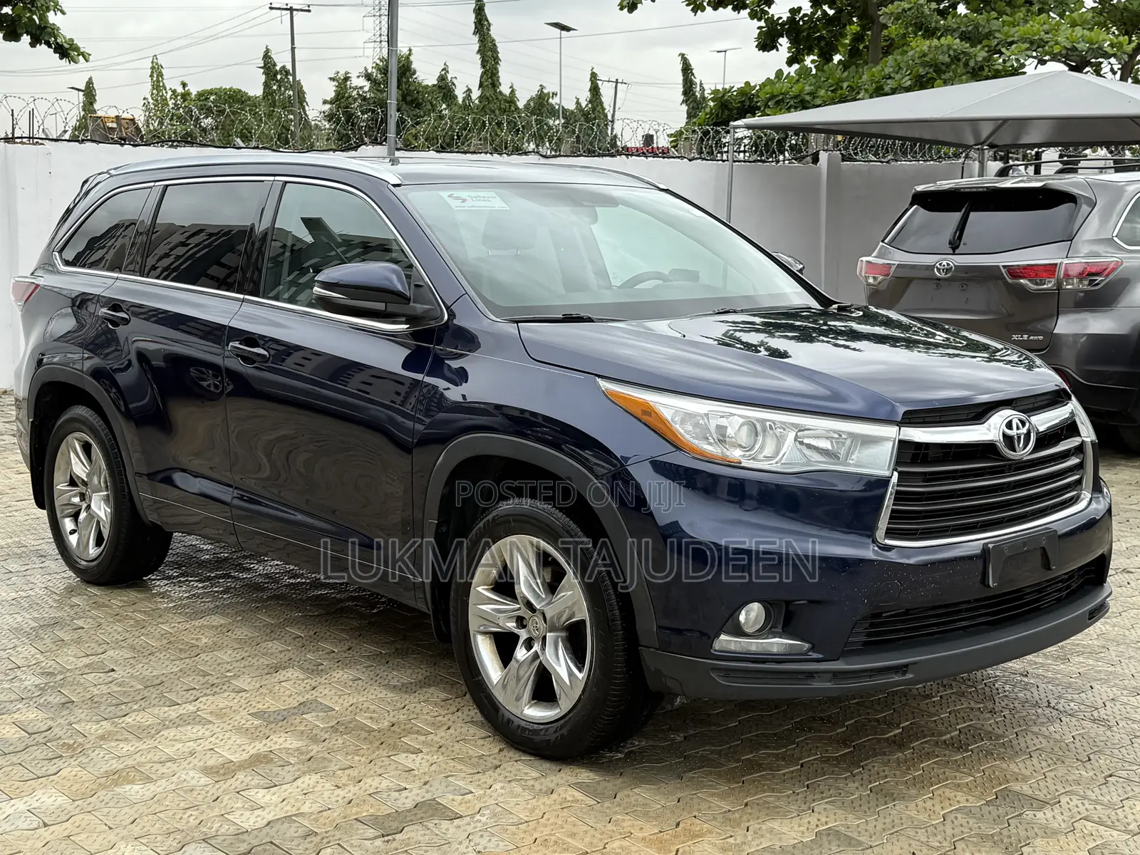 Toyota Highlander Limited 4dr SUV AWD (3.5L 6cyl 6A) 2015 Blue