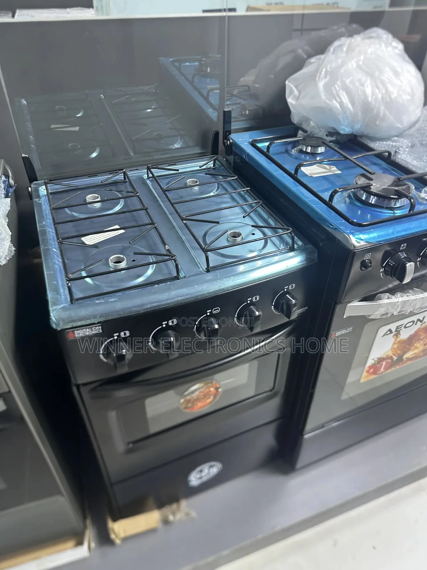 Glamstar 50 by 50 Standing Gas Cooker 4 Burner