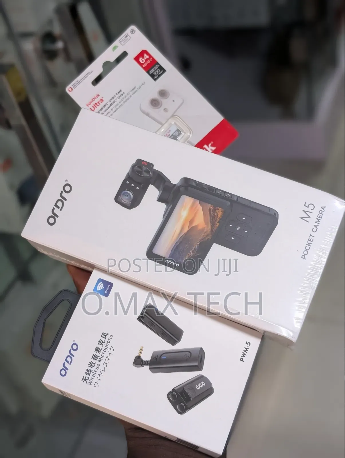 Ordro M5 Pocket Camera Ir Night Vision With Memory Card and Mic
