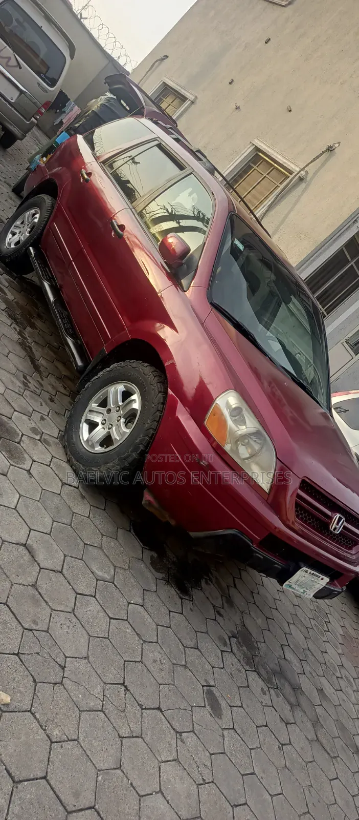 Honda Pilot EX 4x4 (3.5L 6cyl 5A) 2004 Red