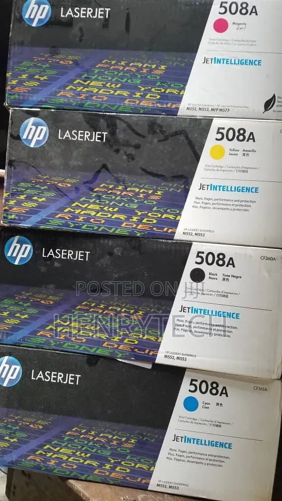 508 a Color Cartridge Toner Genuine Hp