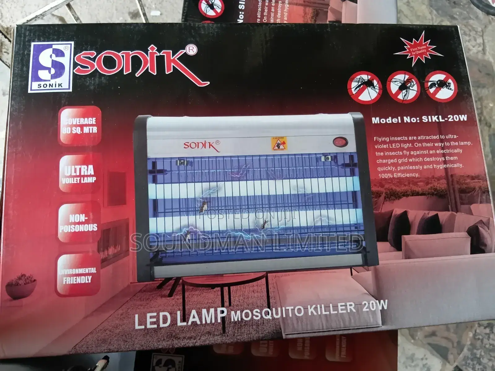 Sonik Japan Insect Killer 20w Indoor/Outdoor
