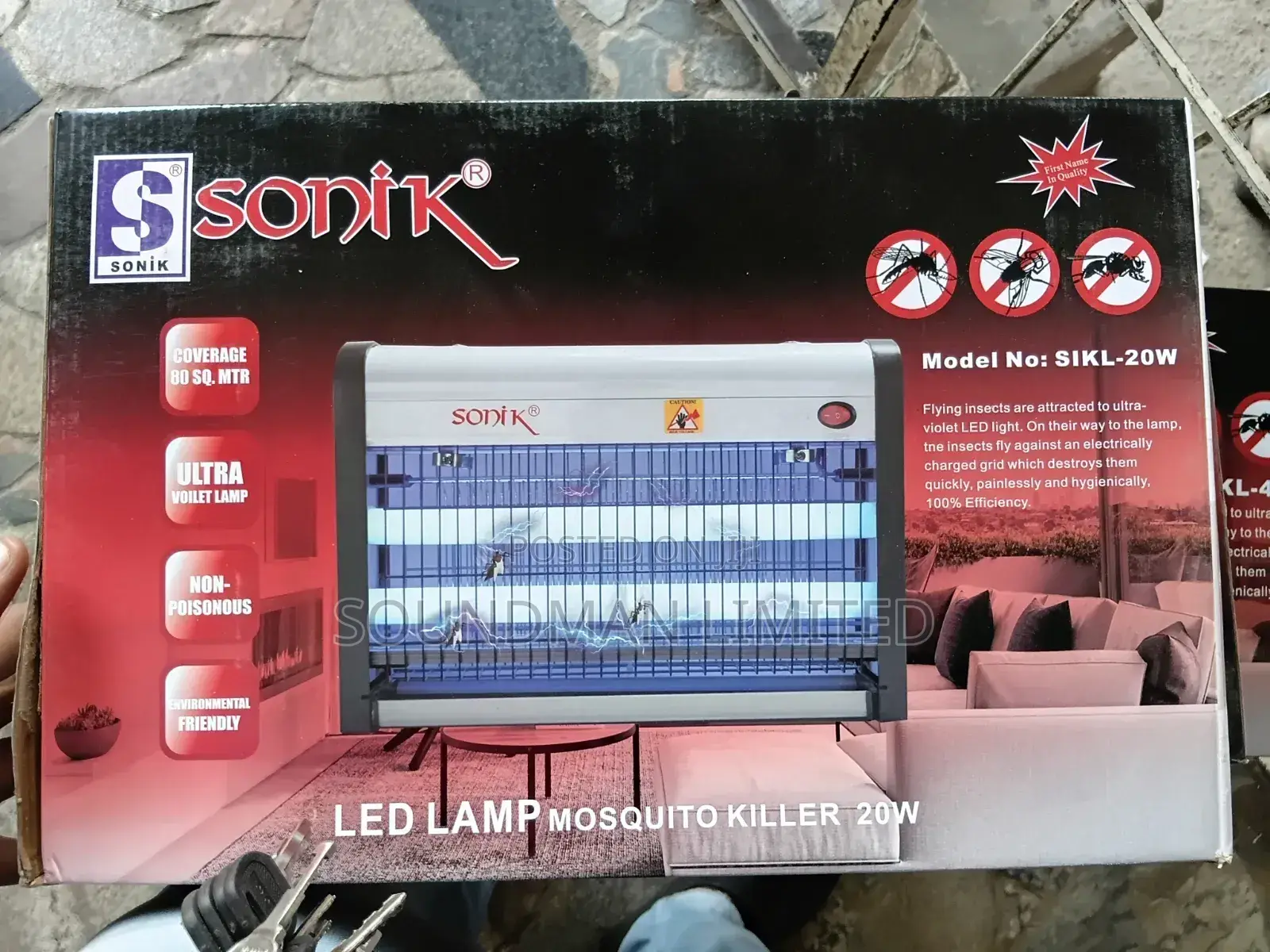 Sonik Japan Insect Killer 20w Indoor/Outdoor