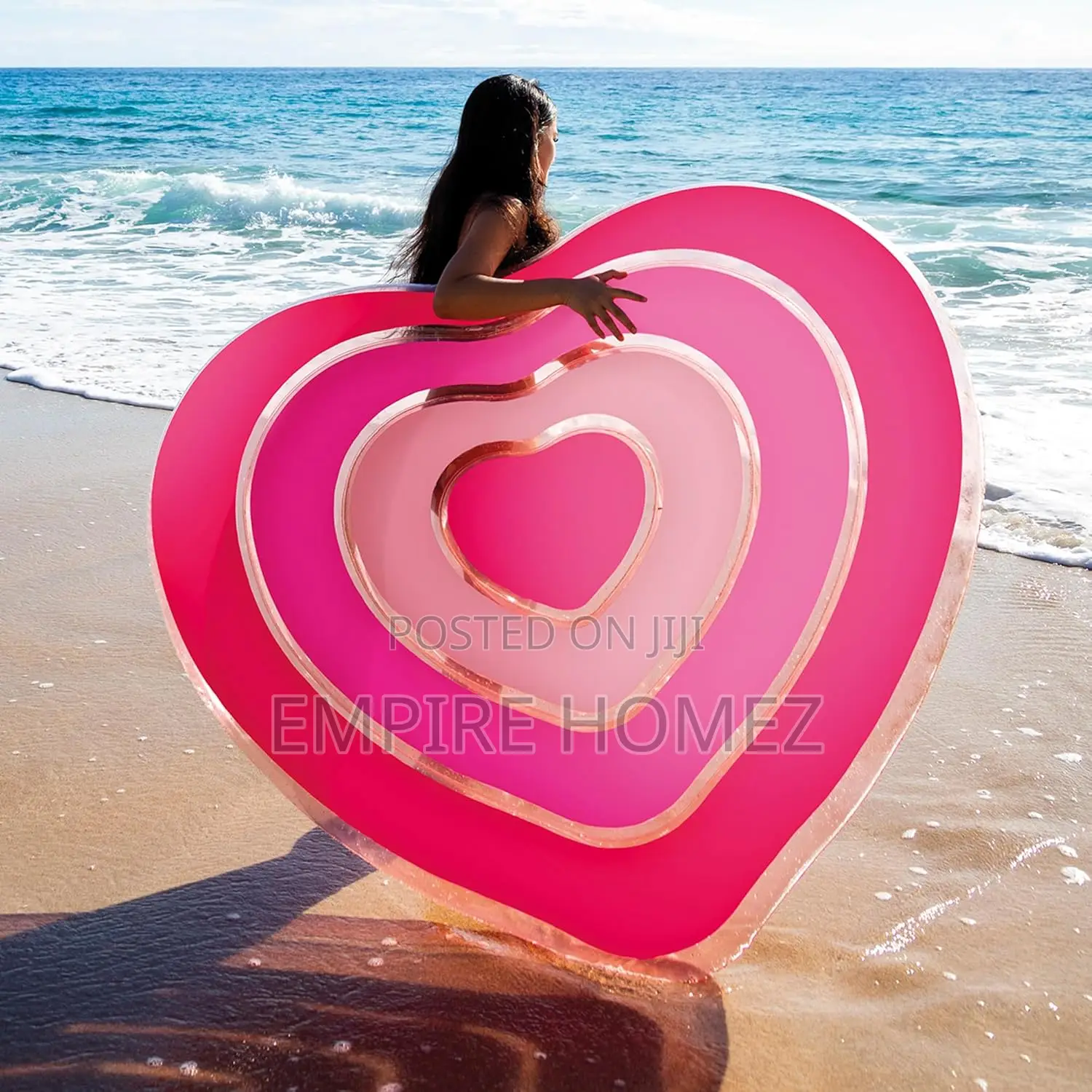 Intex Sweetheart Float, Inflated Size: 1.55 M X 1.35 M X 25 Cm
