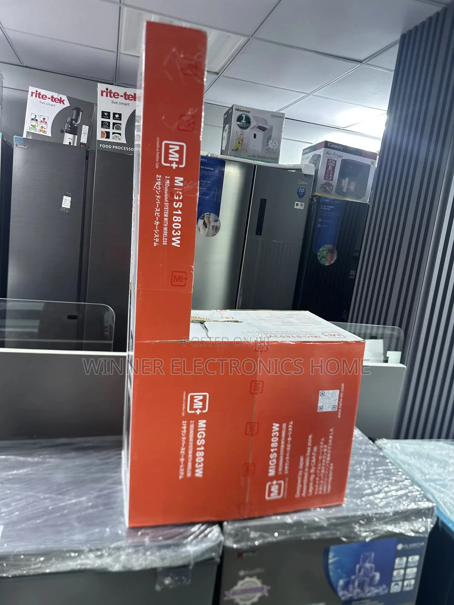 Mi Soundbar System 600 Watt With Wireless Migs1803w 2.1 Channel