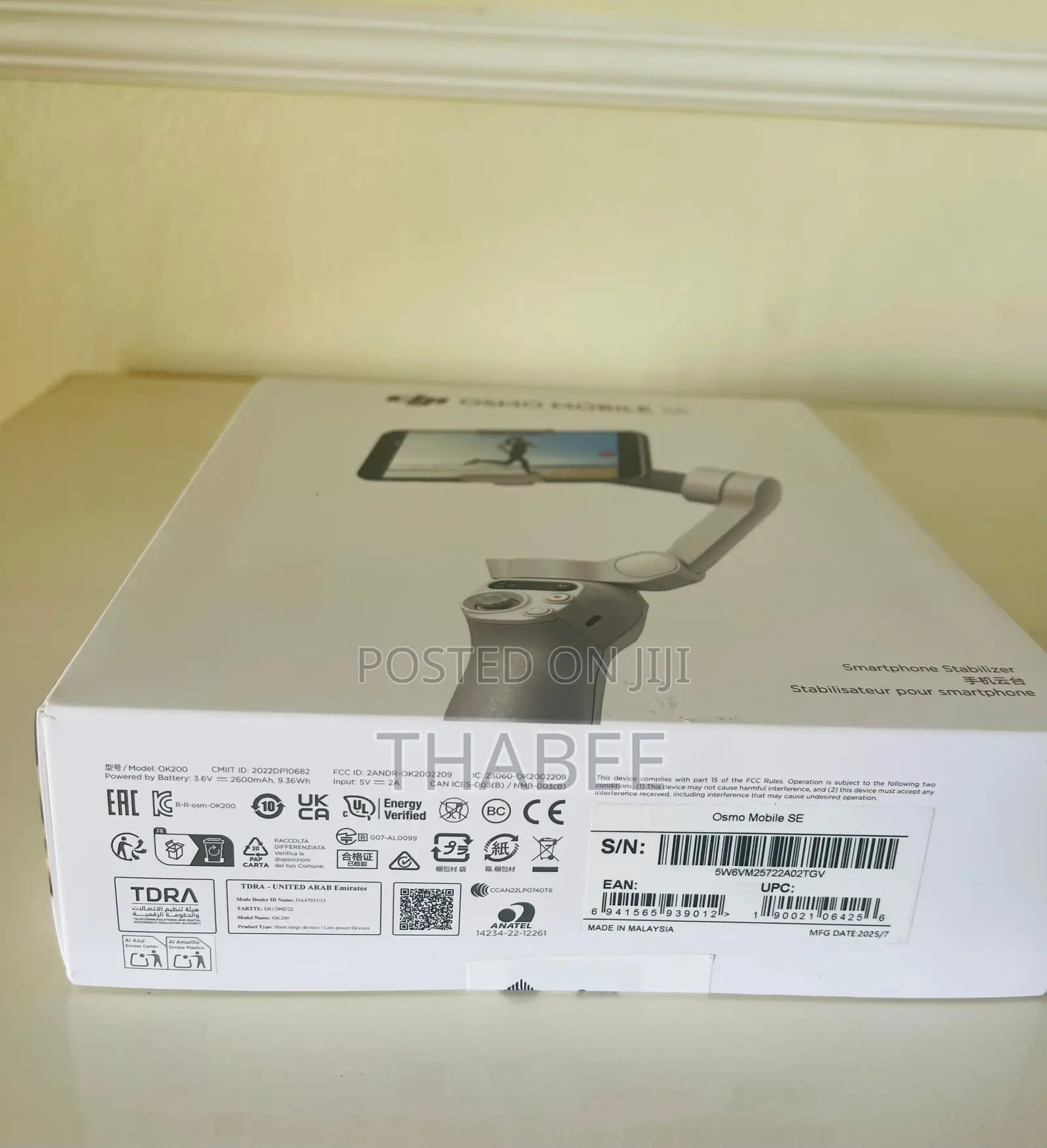 Dji Osmo Mobile Se 3 Axis Rotating Detachable Smartphone Holder