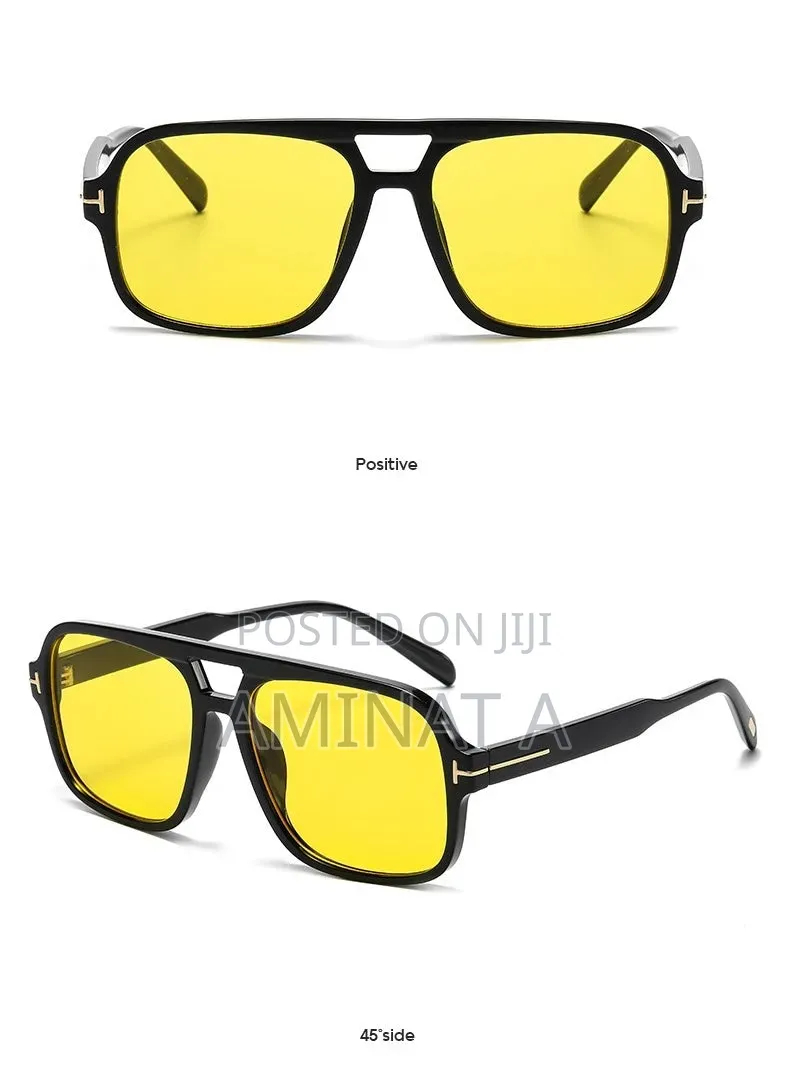 Fashion Trending Classic Yellow Glasses