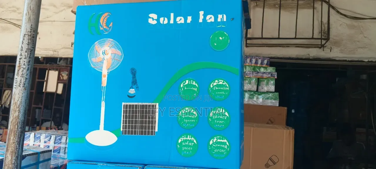 Rechargeable Solar Fan 16nches