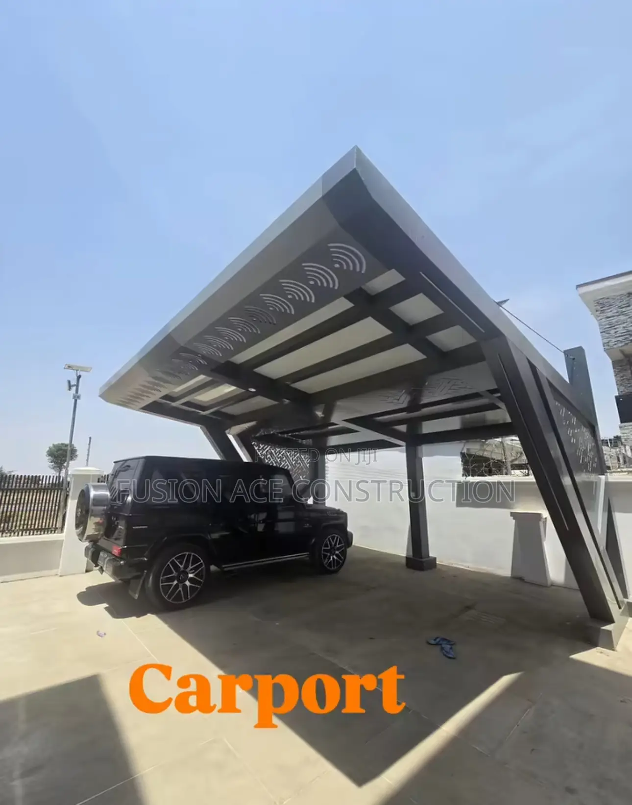Contemporary Cladded With Light Modern Carports in Different Designs