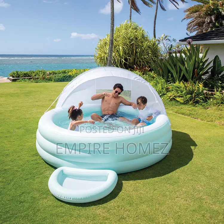 Intex Swim Center Canopy Lounge Pool (Inflated 177 X 221 X 137cm)
