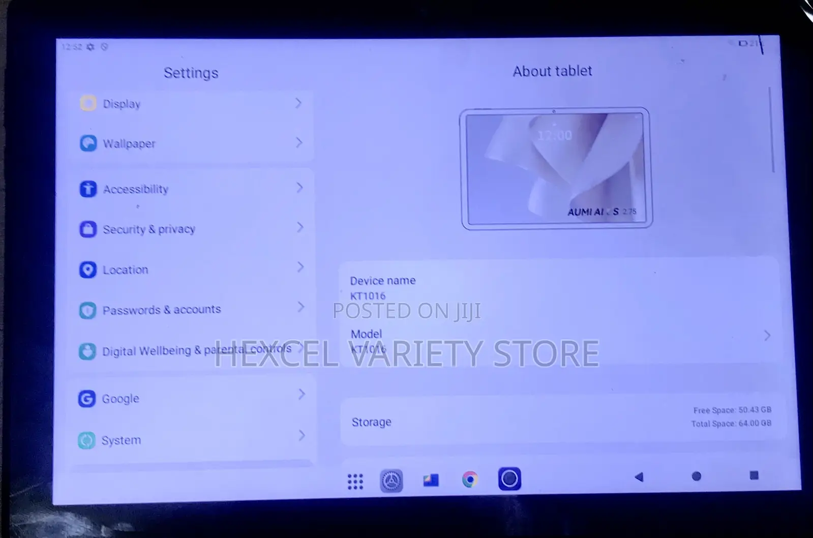 Tablet 64 GB Black