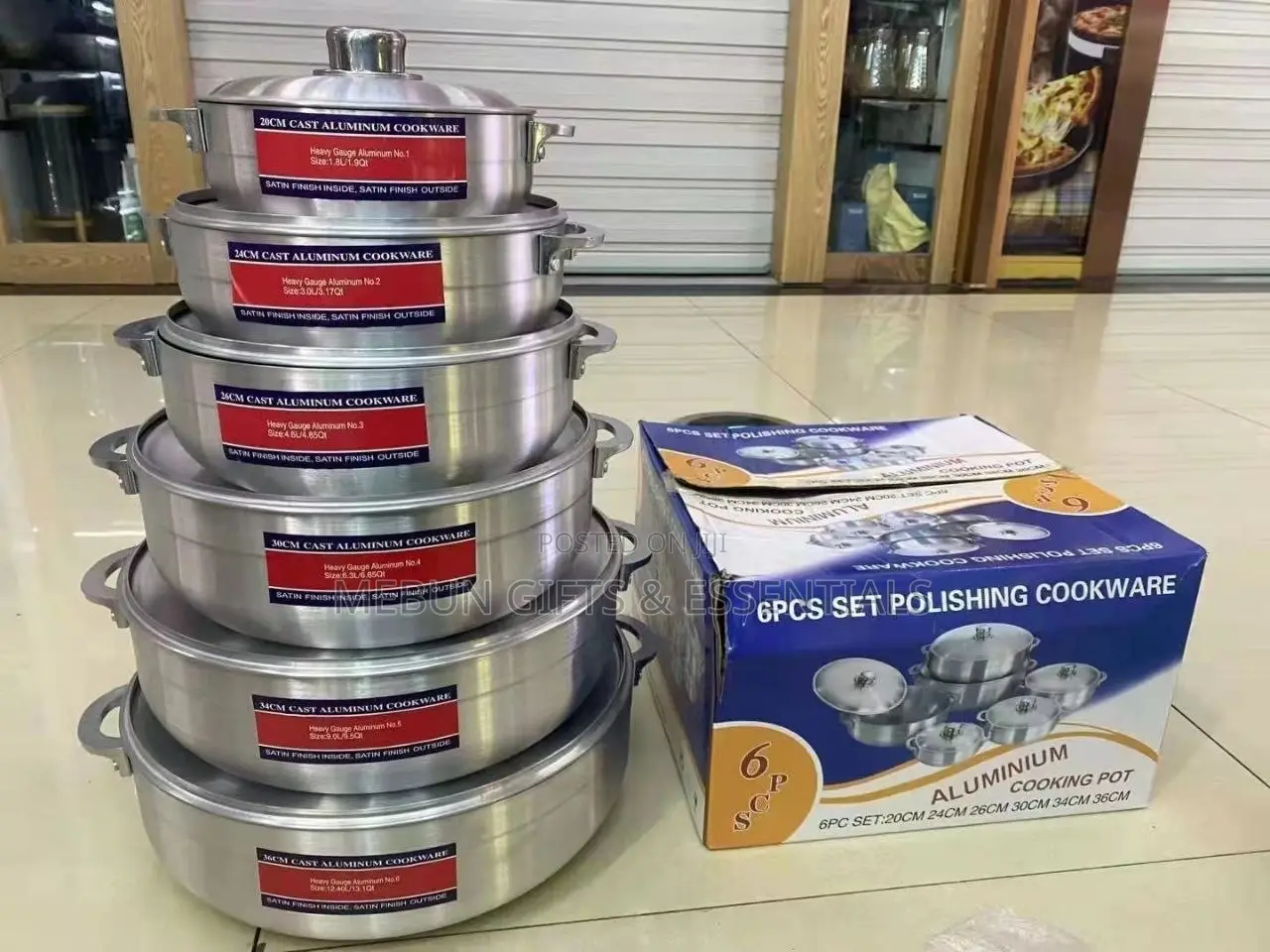 Aluminum Cooking Pot Set