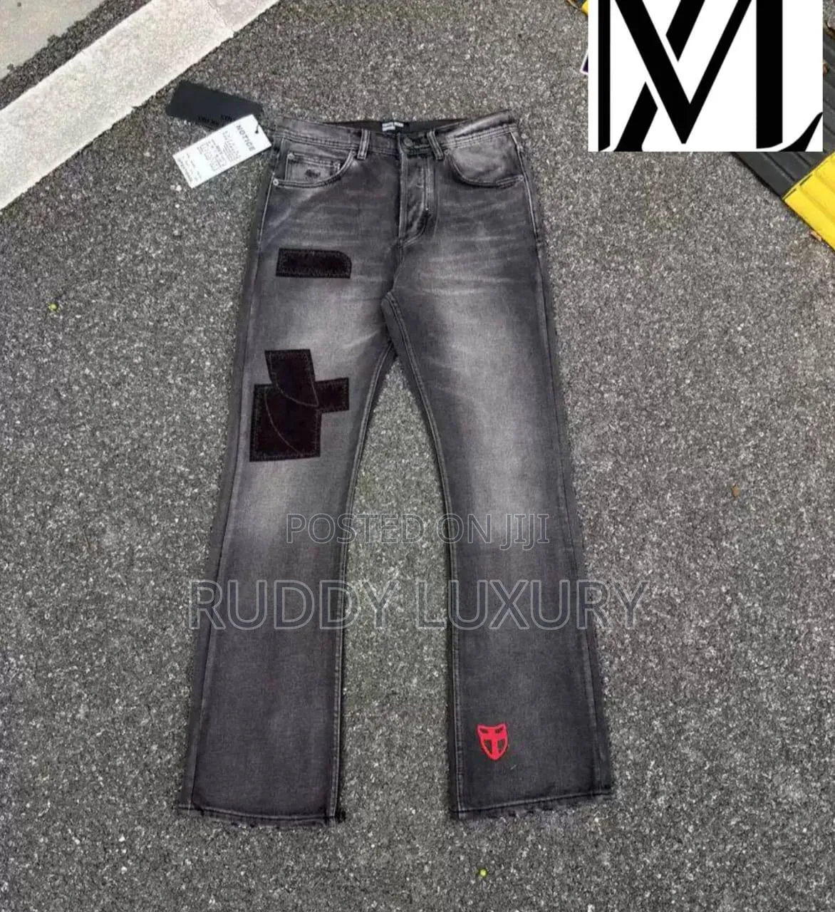 The Rebel Gradient Flared Jeans