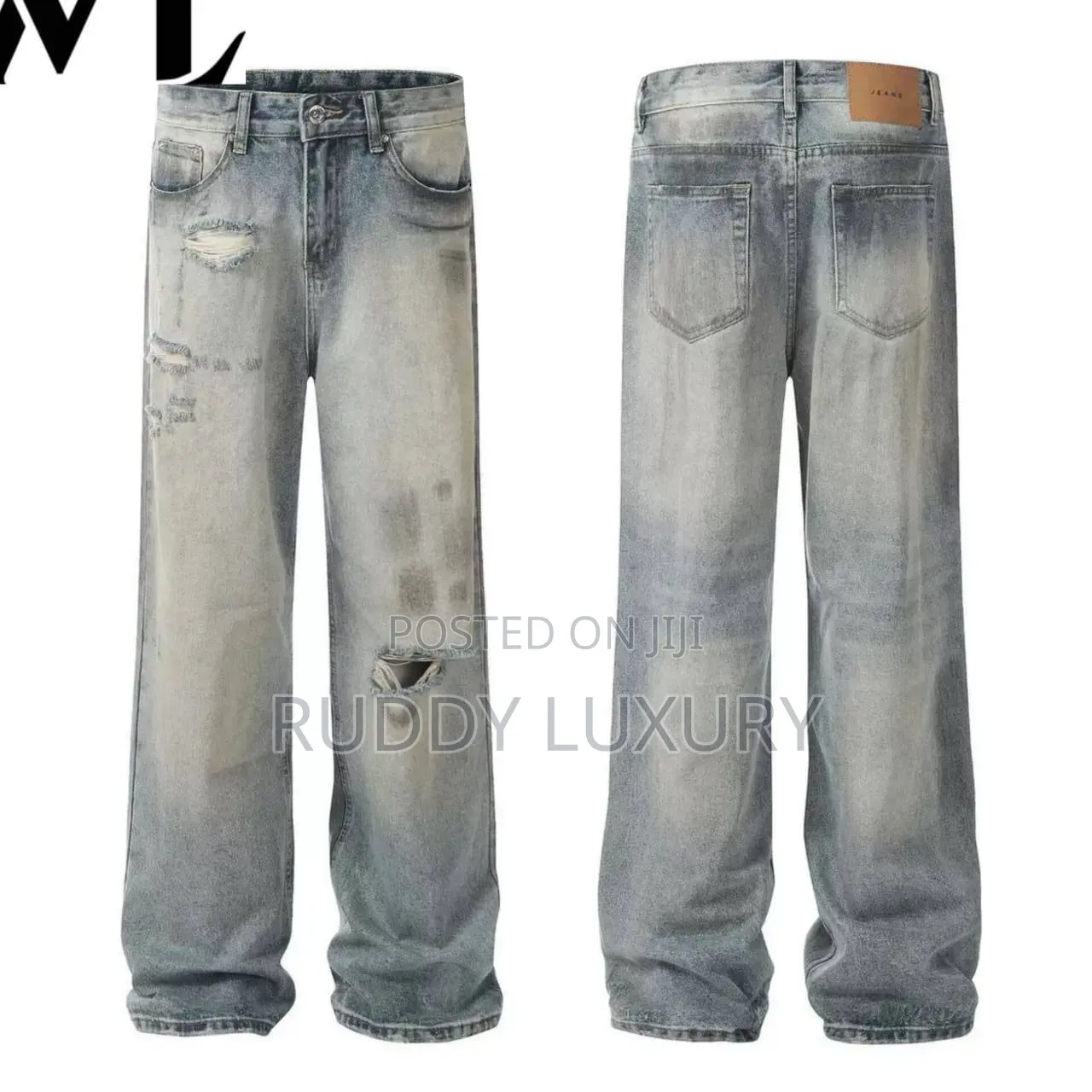 The Rebel Gradient Flared Jeans