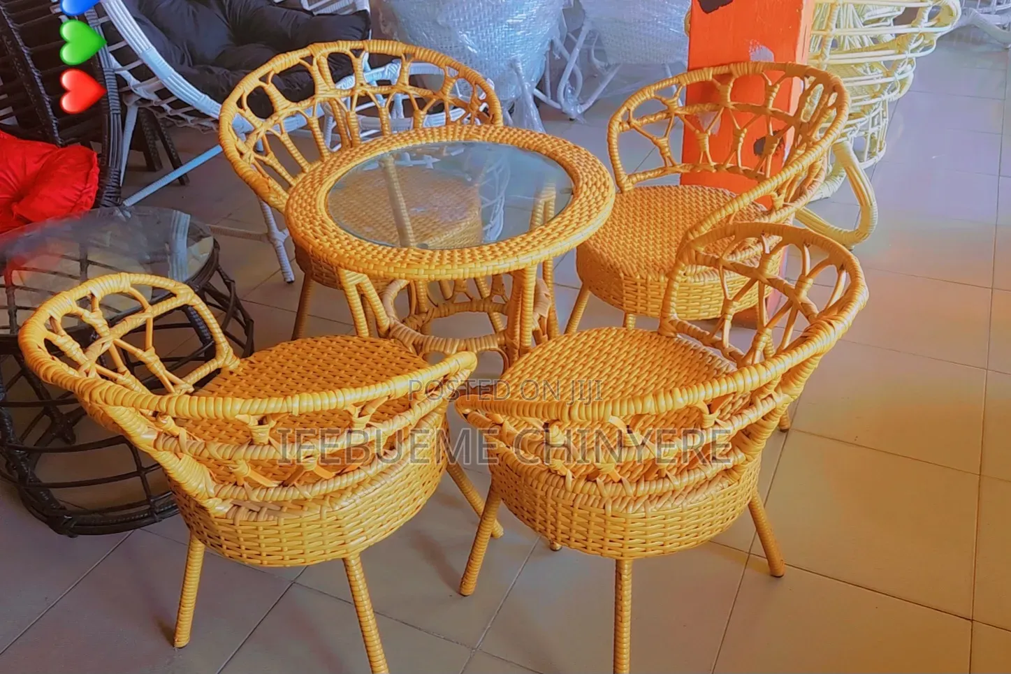 Outdoor 4 Seater Set