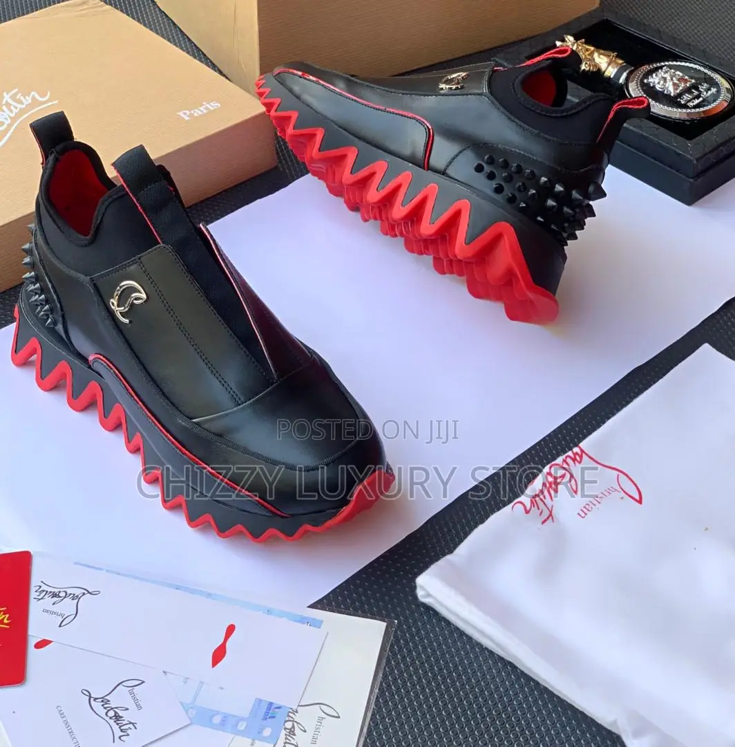 Christian Louboutin Quality Luxury Men Sneakers