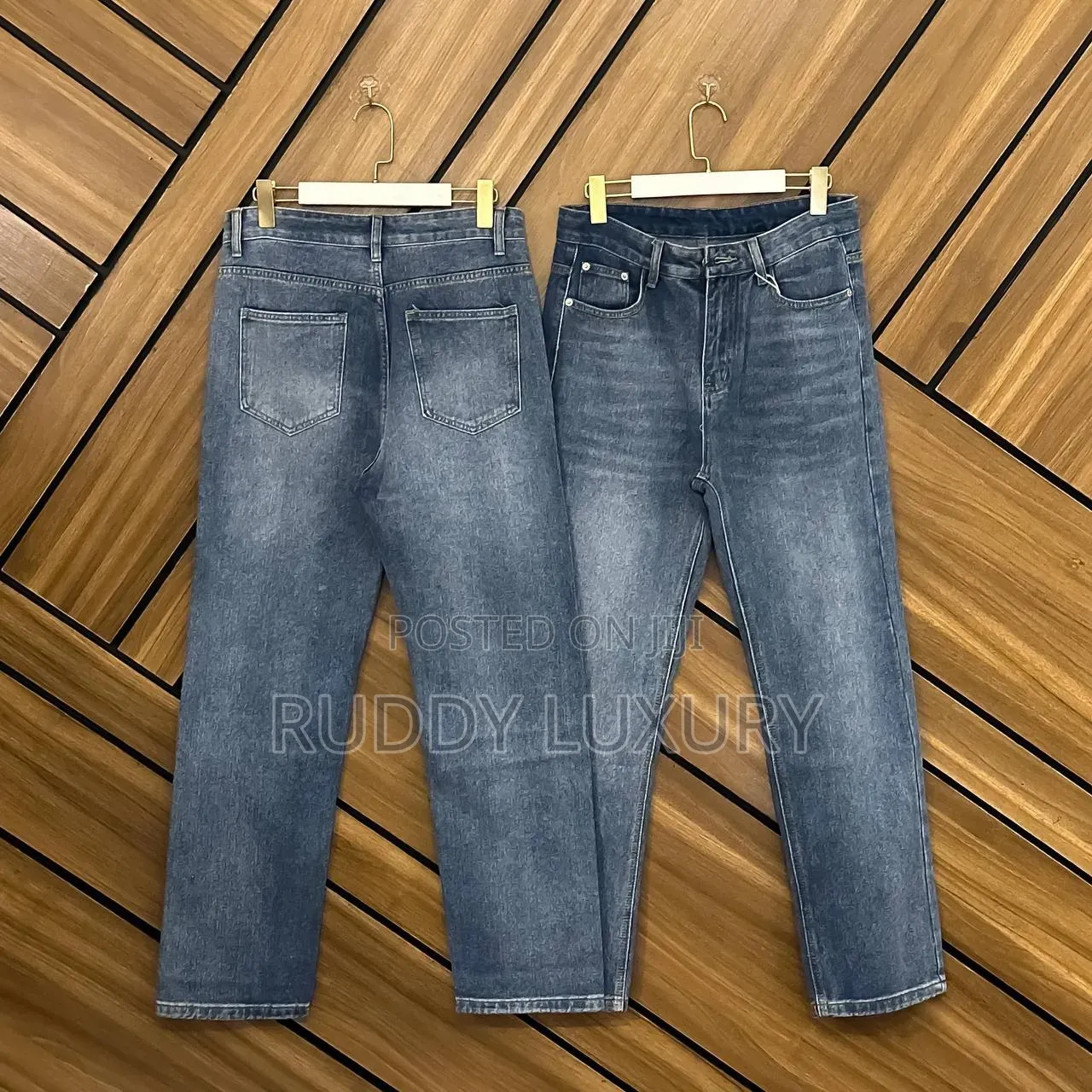 Deep Indigo Classic Straight-Leg Jeans