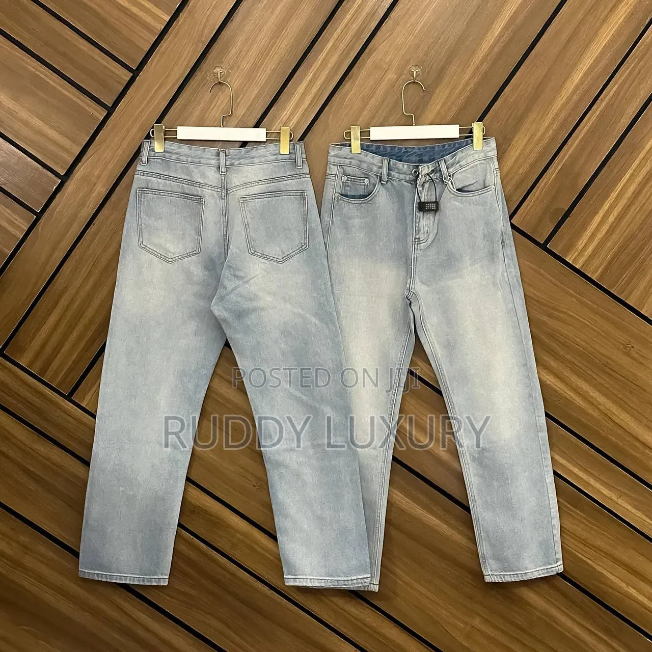Deep Indigo Classic Straight-Leg Jeans