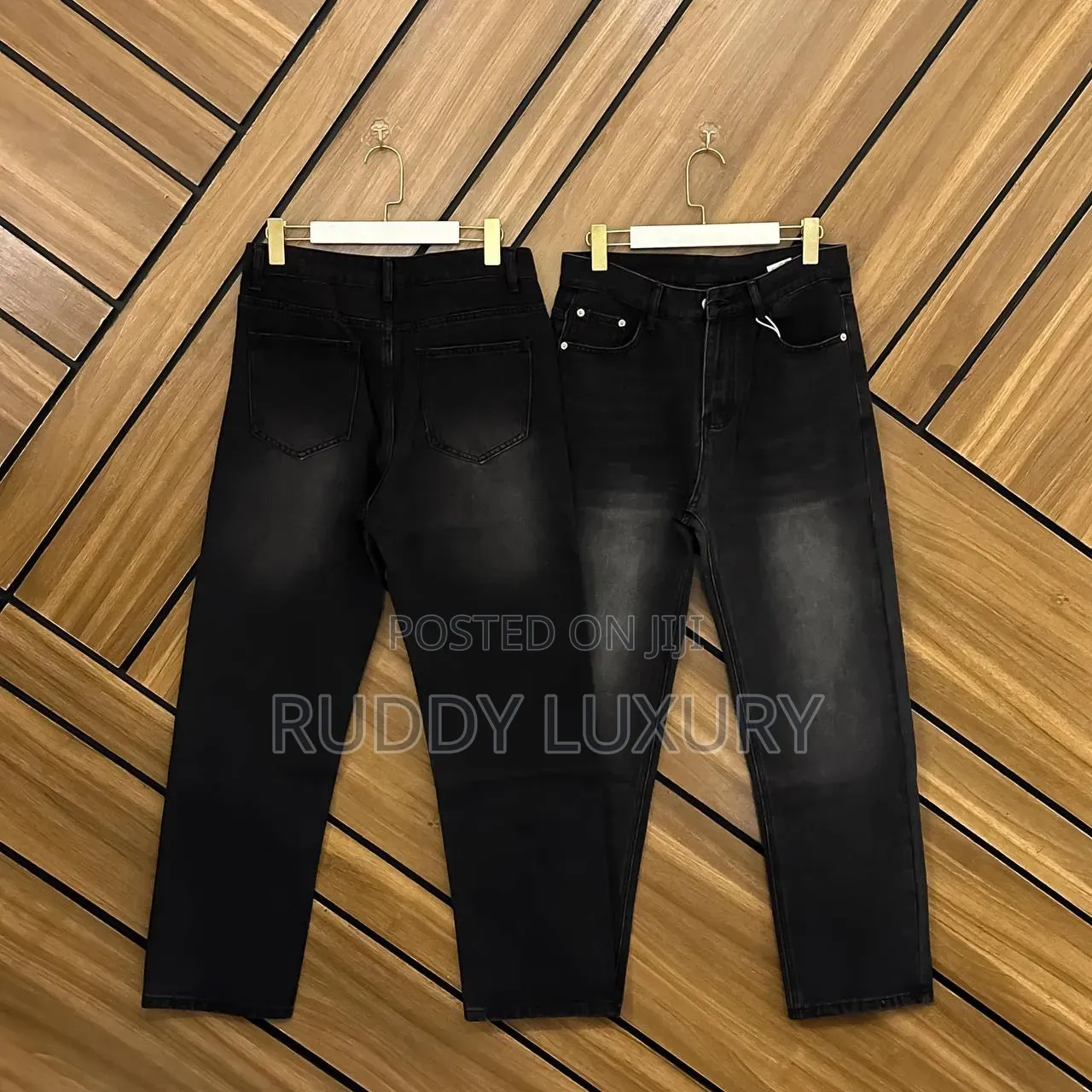 Deep Indigo Classic Straight-Leg Jeans