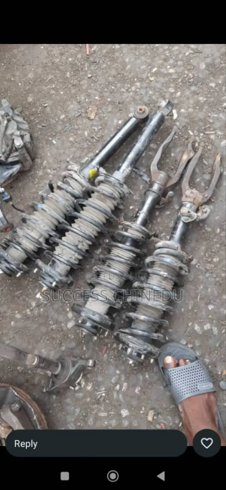Complete Front and Back Shock Honda Crosstour 2015
