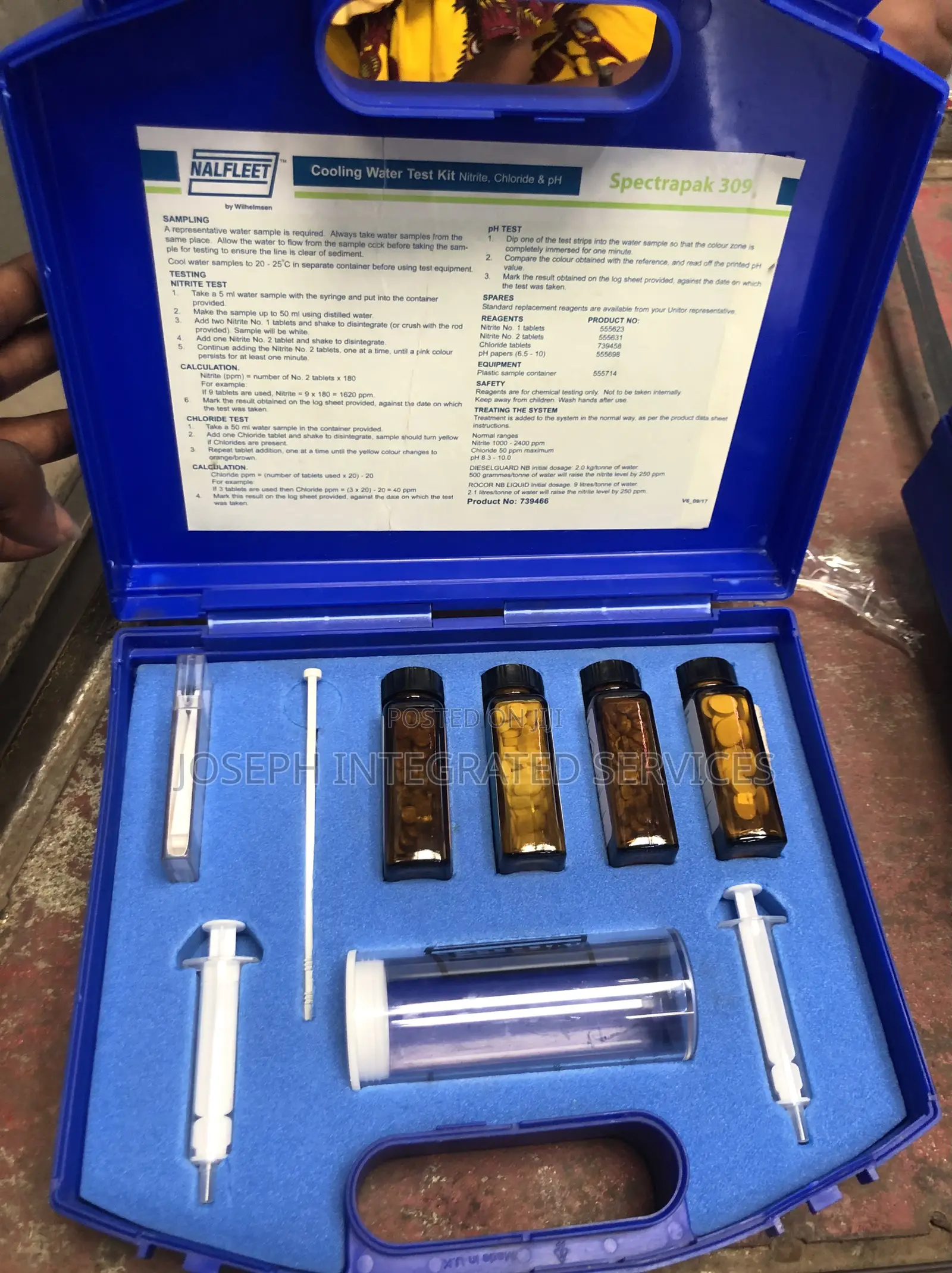 Nalfleet Spectrapak 309 Cooling Water Test Kit