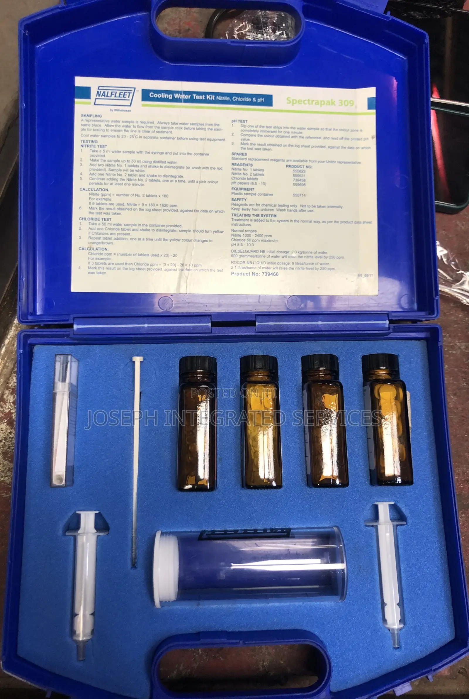 Nalfleet Spectrapak 309 Cooling Water Test Kit