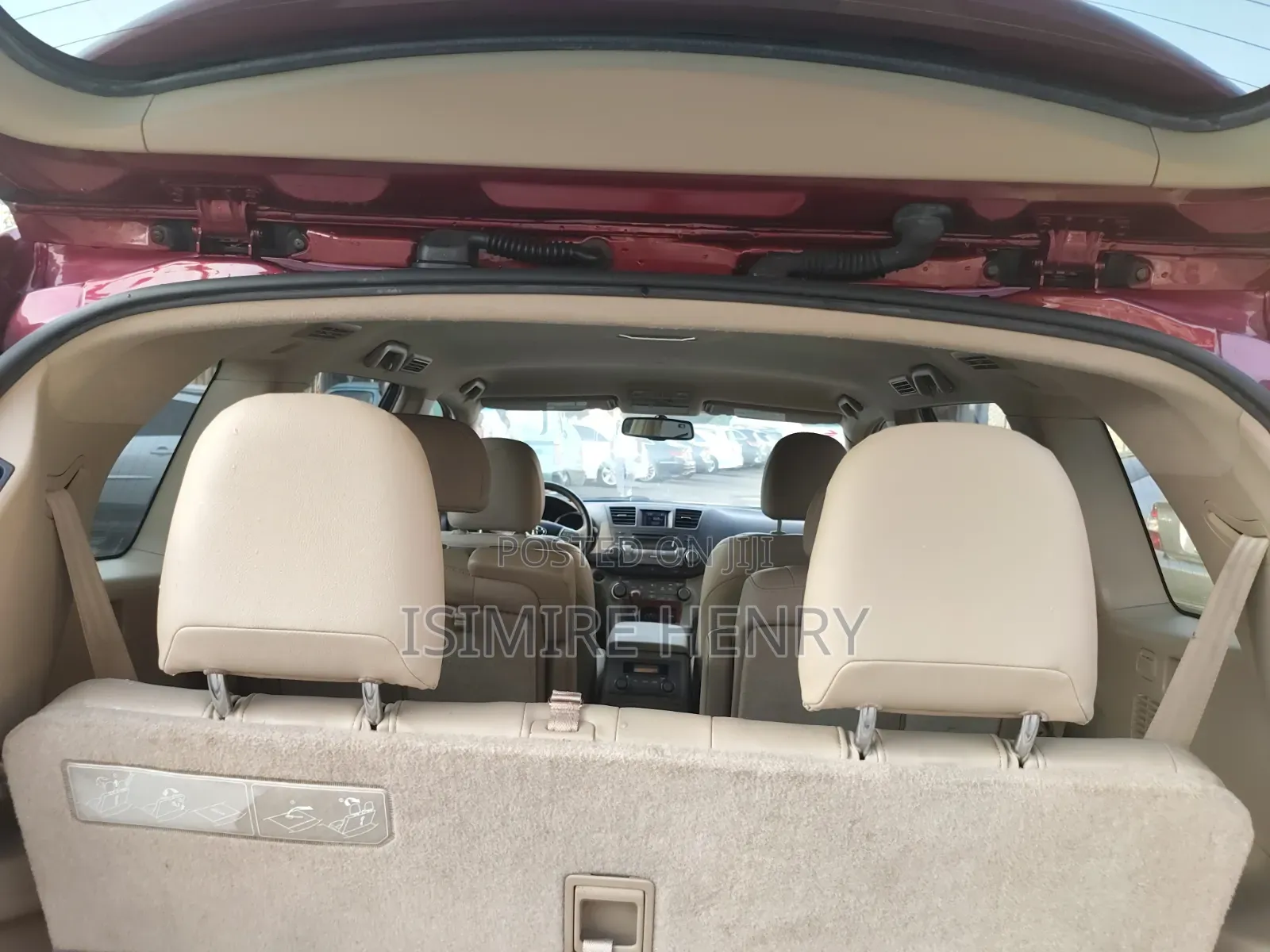 Toyota Highlander Limited 4x4 2008 Red