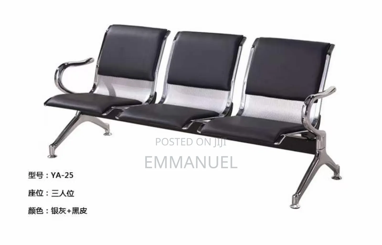 Padded Visitor Chair 3in1 Metal