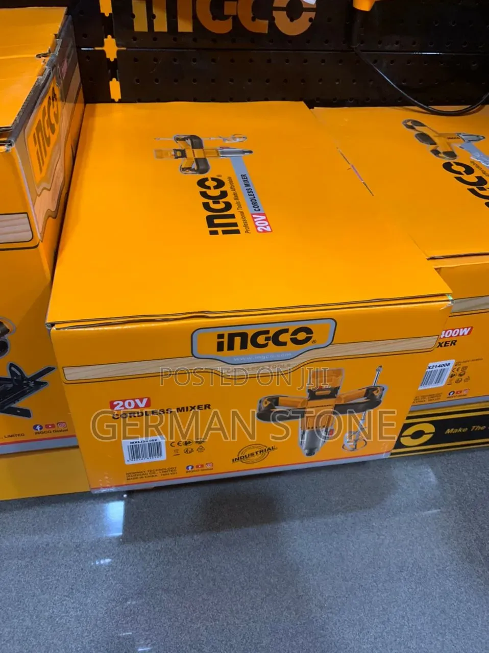 Battery Ingco 20v Cordless Mixer