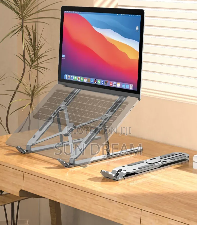 Laptop Stand Metal Not Plastic Very Good Quality Adjustable