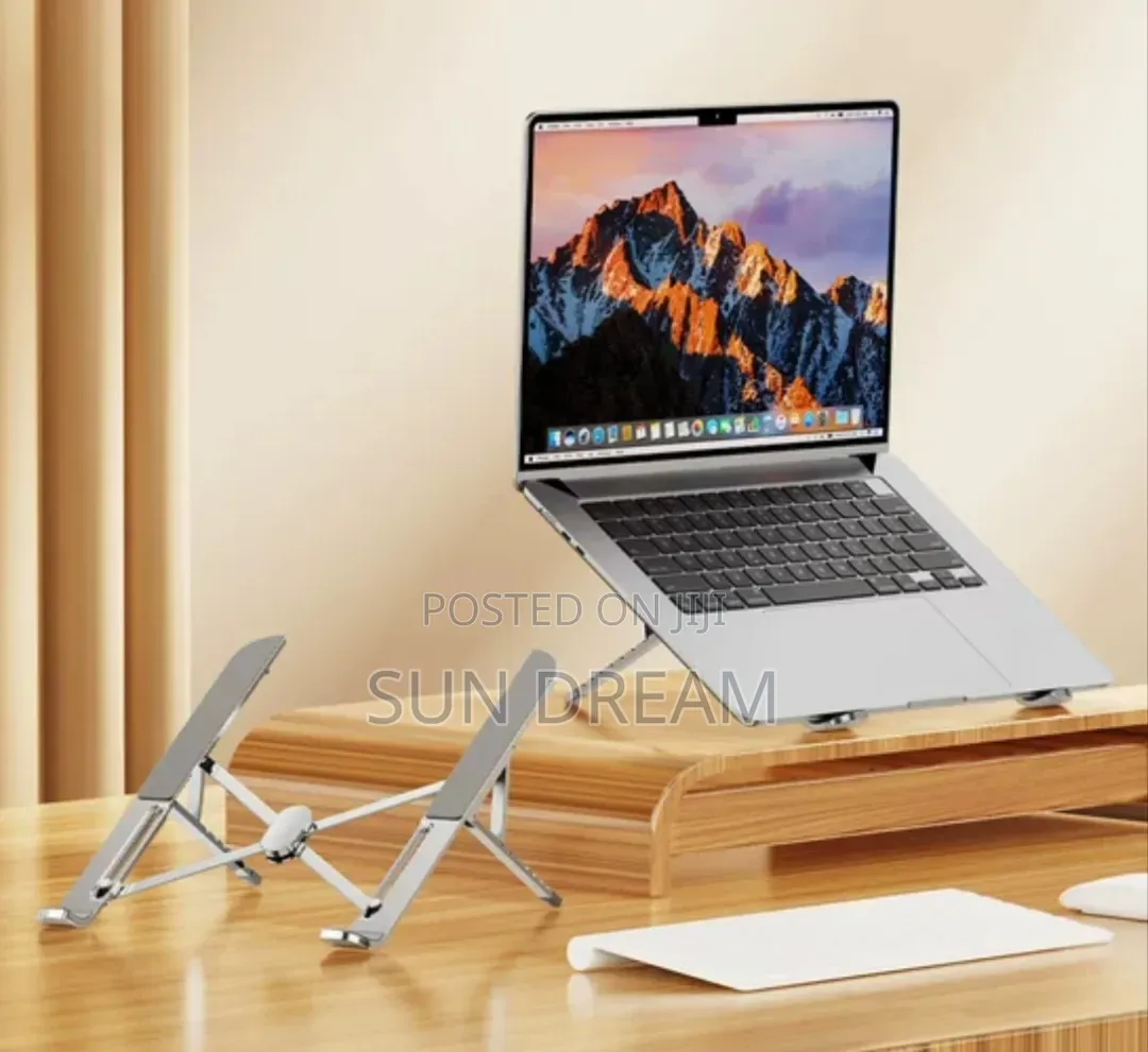 Laptop Stand Metal Not Plastic Very Good Quality Adjustable
