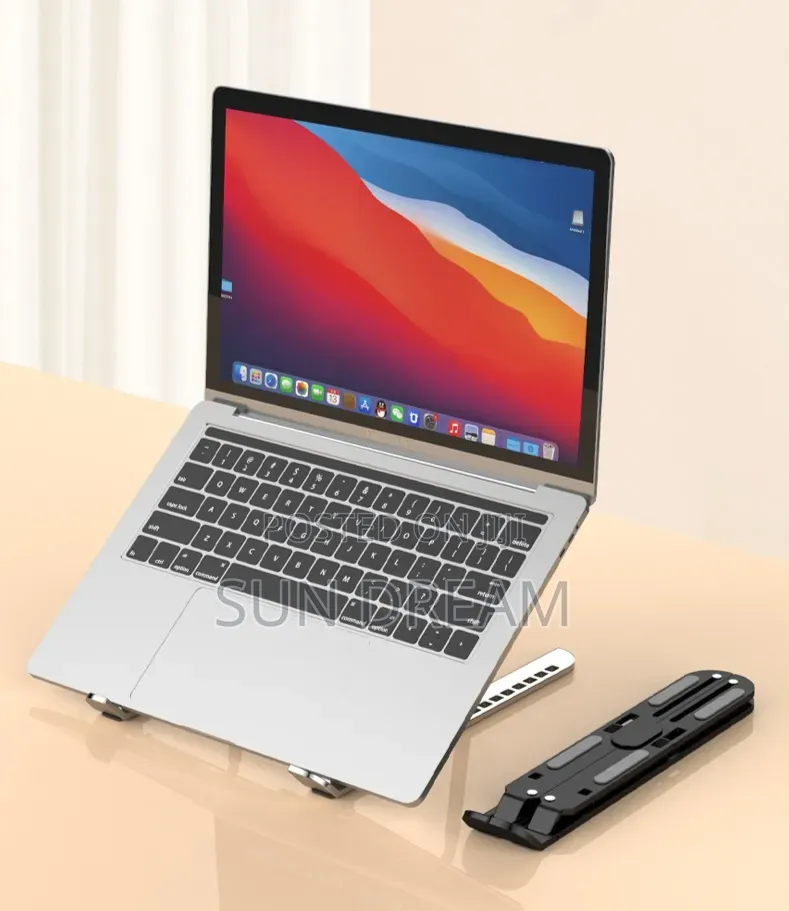 Laptop Stand Metal Not Plastic Very Good Quality Adjustable
