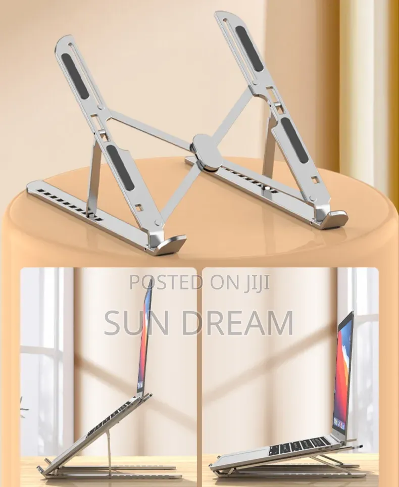 Laptop Stand Metal Not Plastic Very Good Quality Adjustable