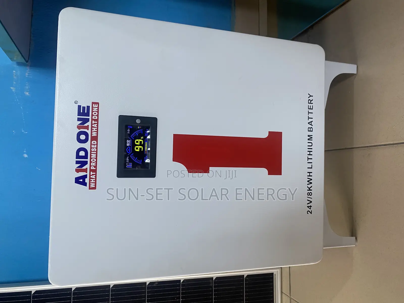 And One Lithium Ion Battery 8kwh 288ah 26.6v With 5yrs Warranty
